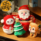 【In Stock】Christmas Holiday Doll Santa Claus Christmas Elk Large Peace Fruit Storage Bag
